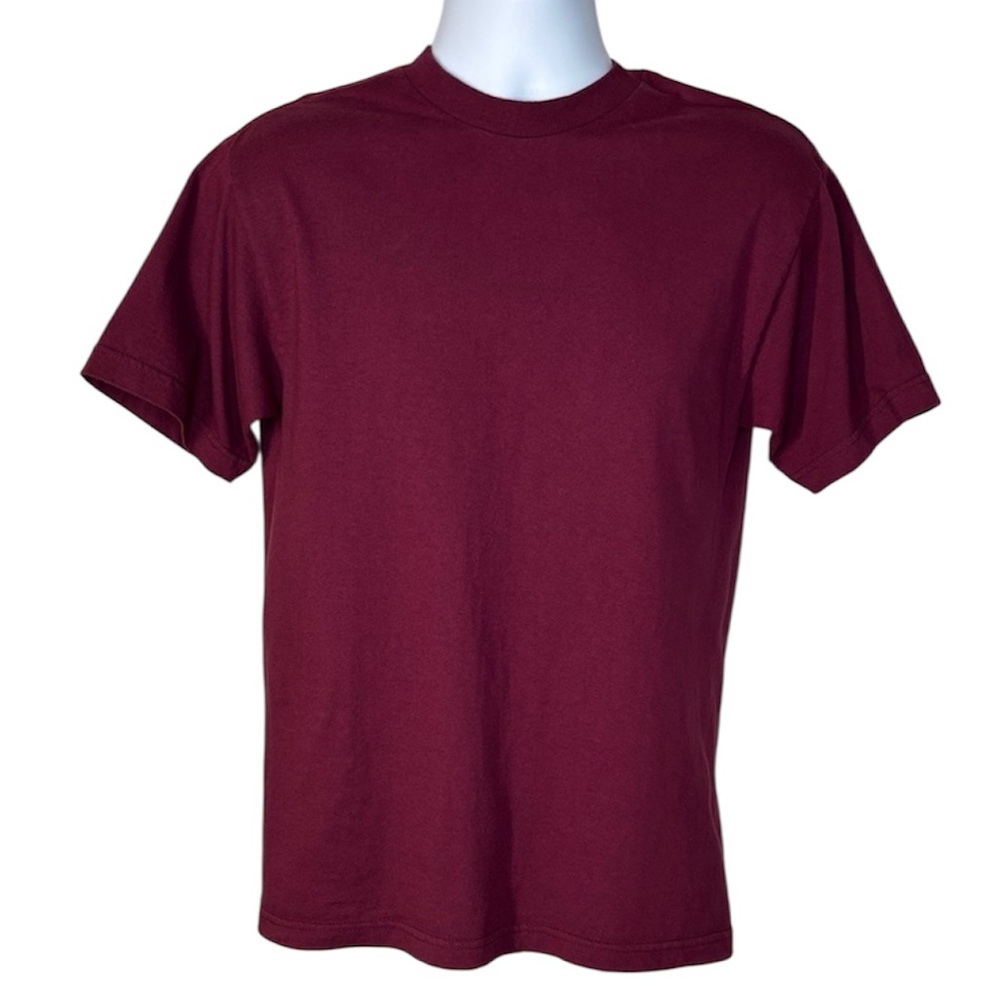 Men's Shirt | Burgundy Short Sleeve T-Shirt